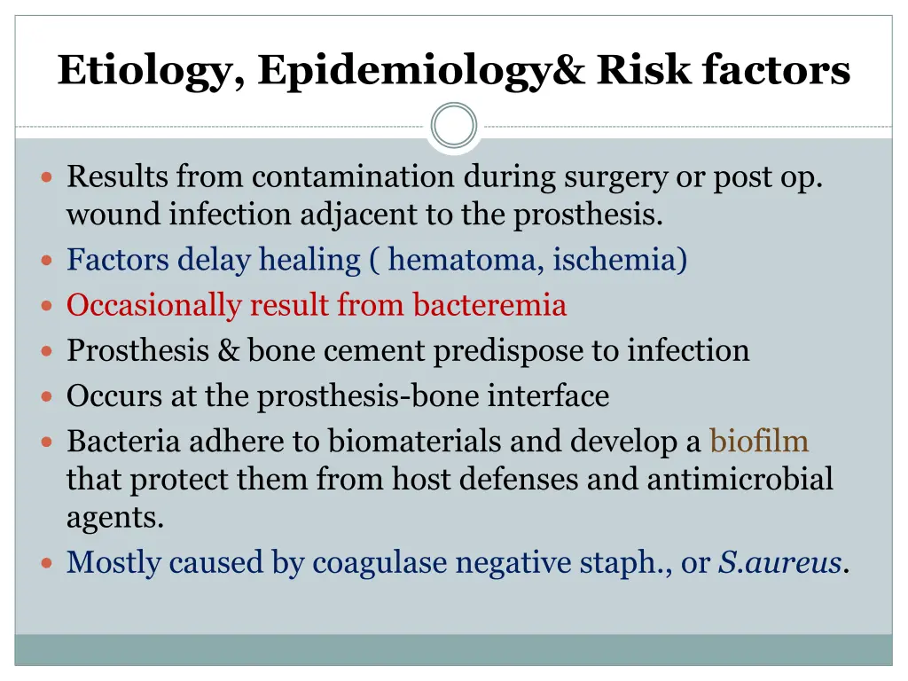 etiology epidemiology risk factors 1