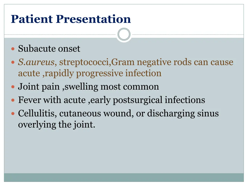 patient presentation 2