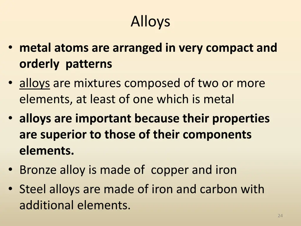 alloys