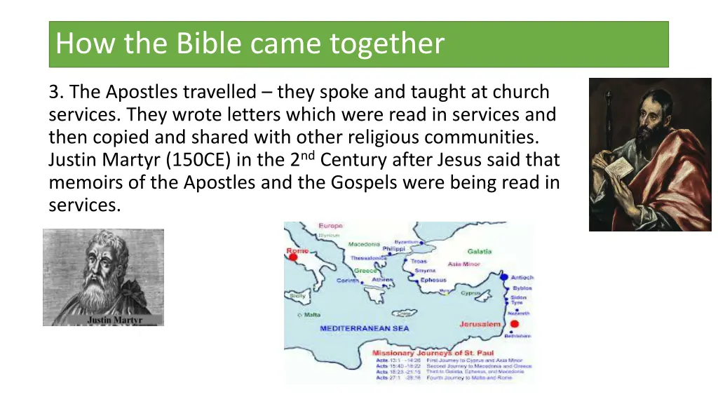 how the bible came together 1