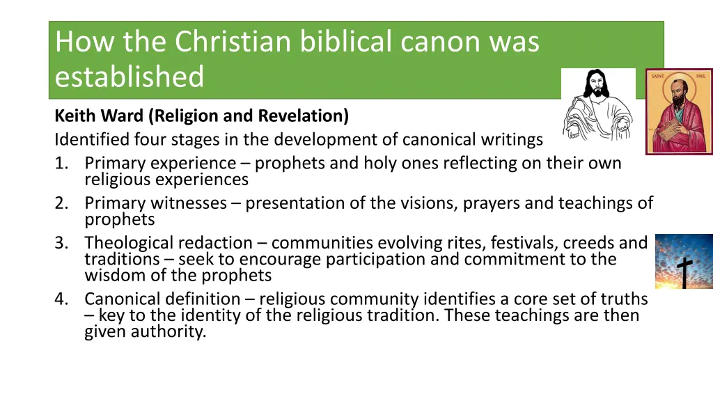 how the christian biblical canon was established