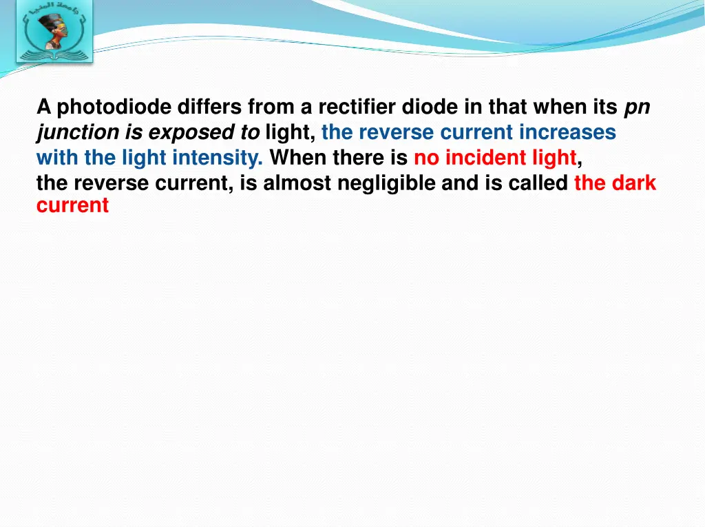 a photodiode differs from a rectifier diode