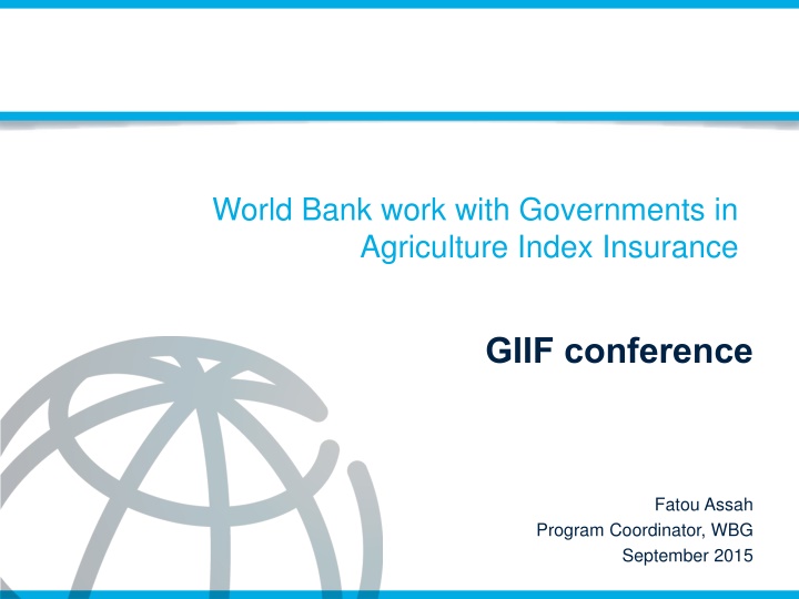 world bank work with governments in agriculture