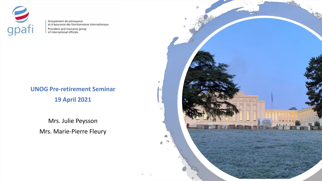 unog pre retirement seminar