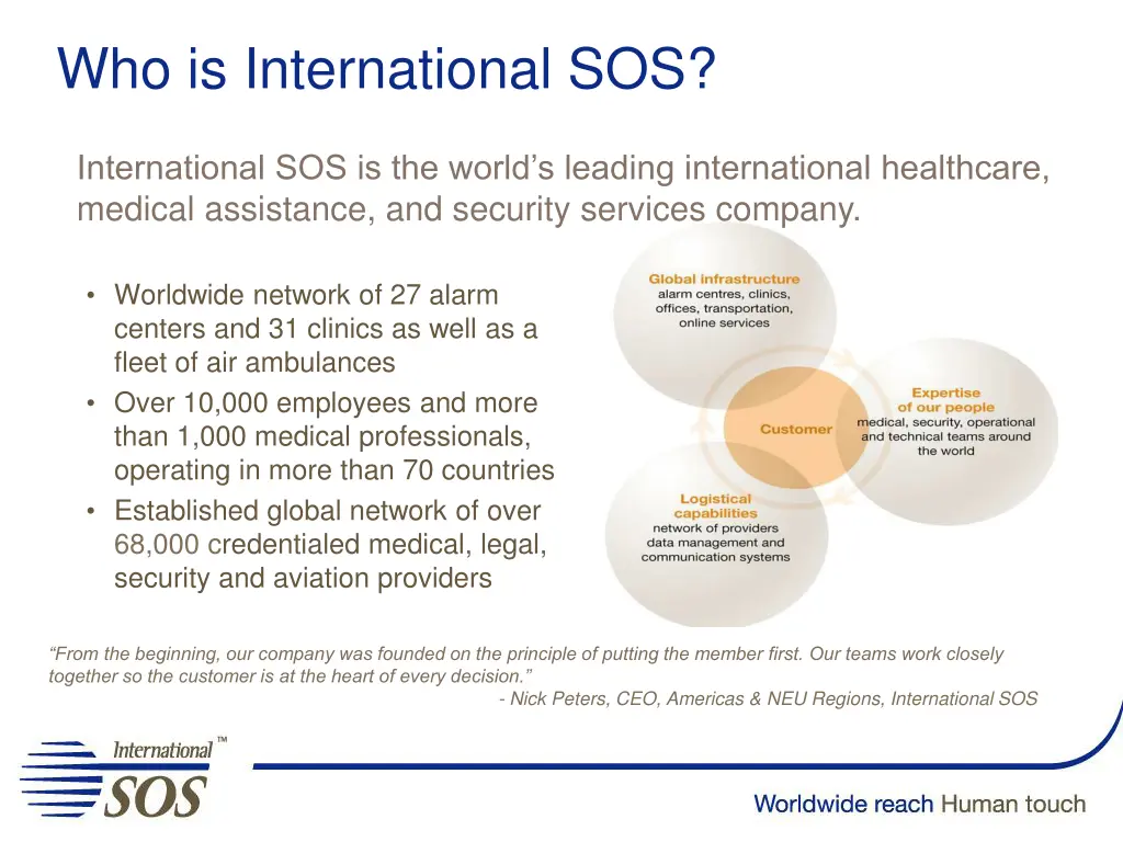 who is international sos