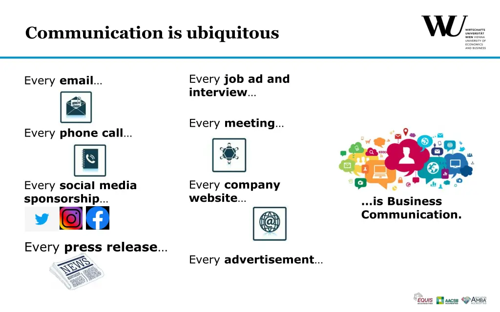 communication is ubiquitous