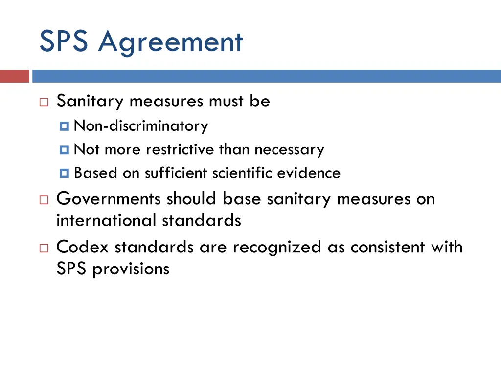 sps agreement 1