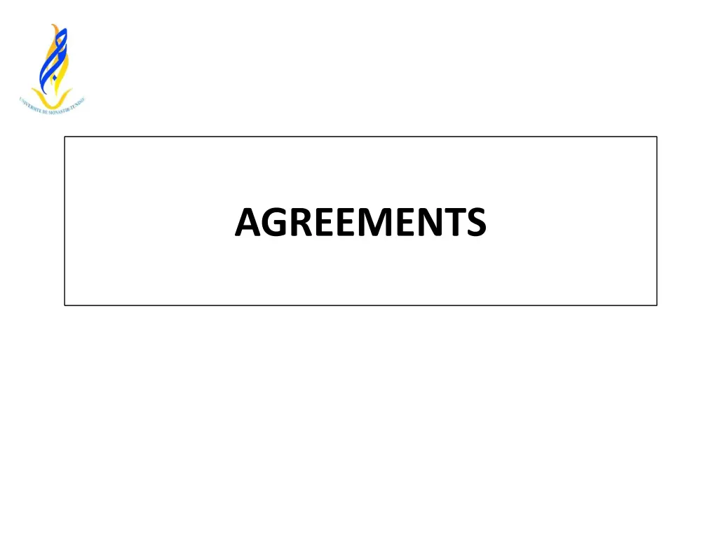 agreements