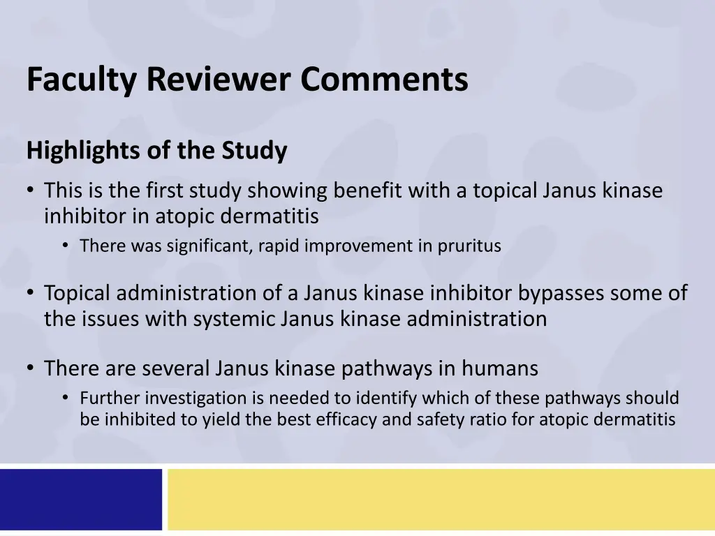 faculty reviewer comments 8