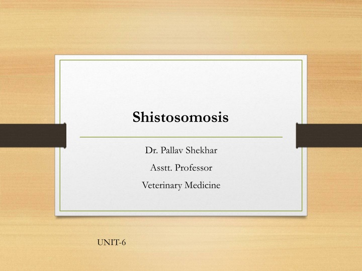 shistosomosis