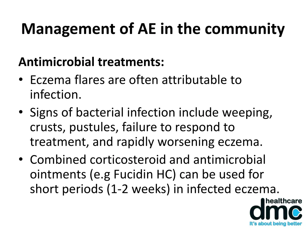 management of ae in the community 6