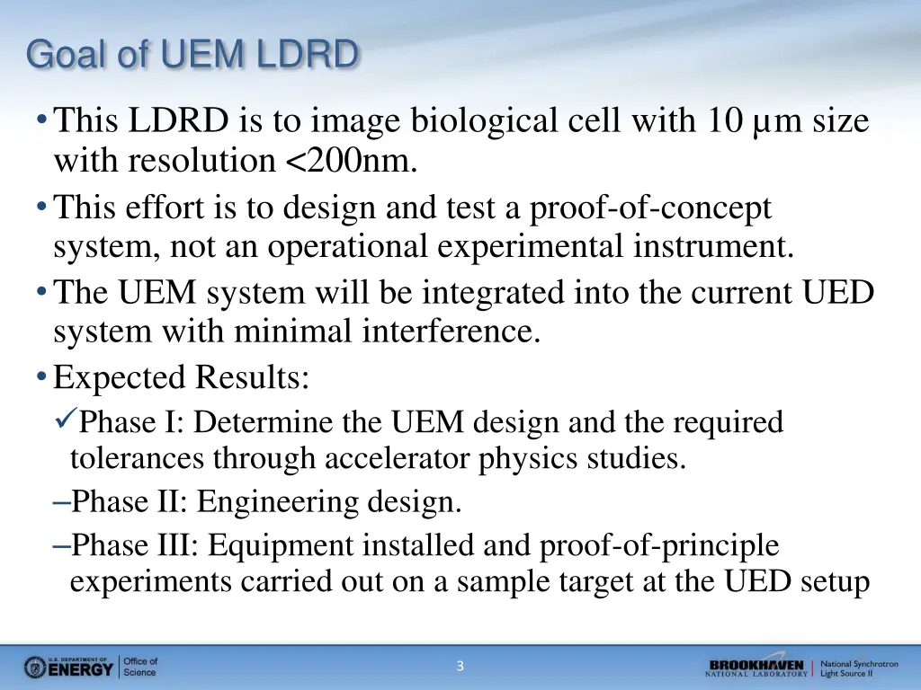 goal of uem ldrd