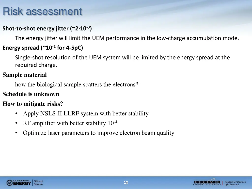 risk assessment