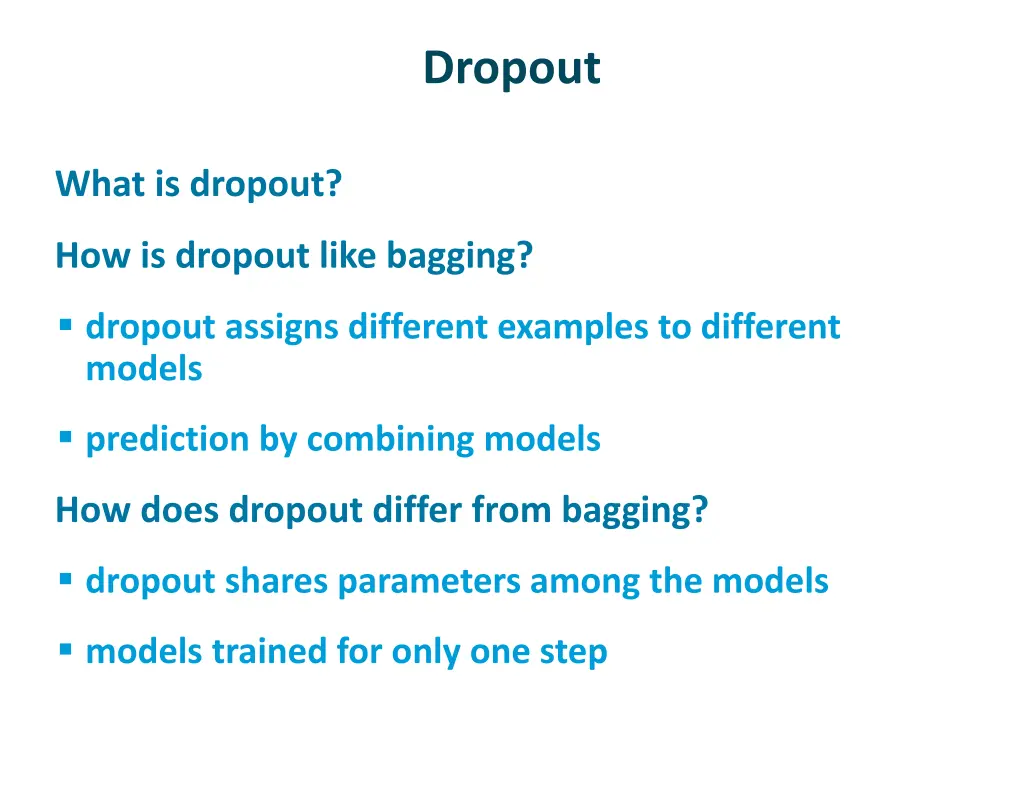 dropout