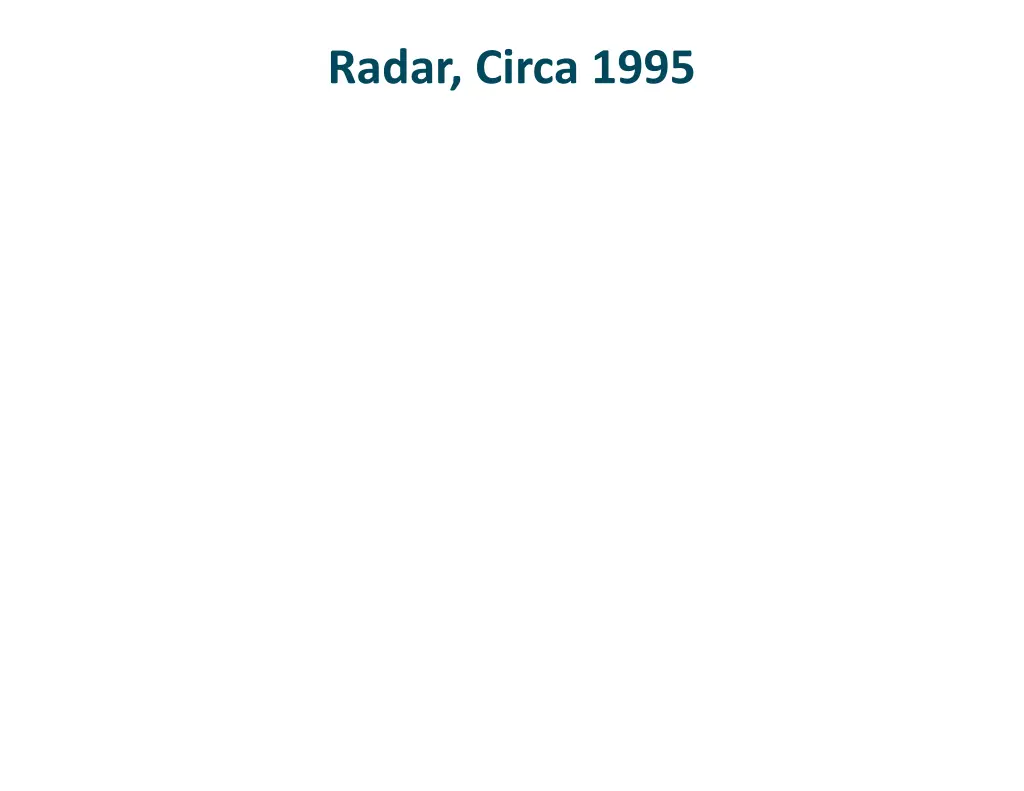 radar circa 1995