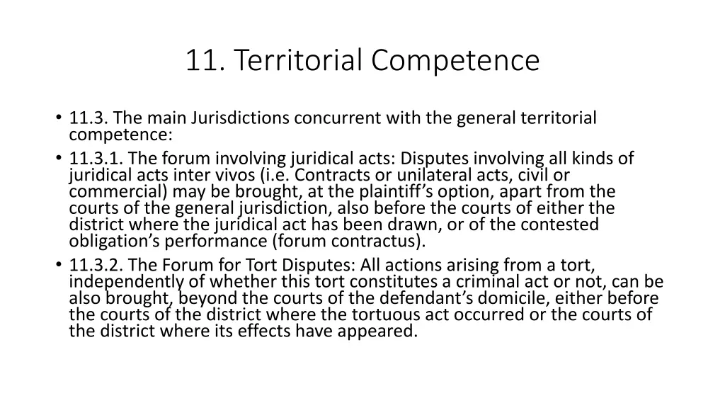 11 territorial competence 1