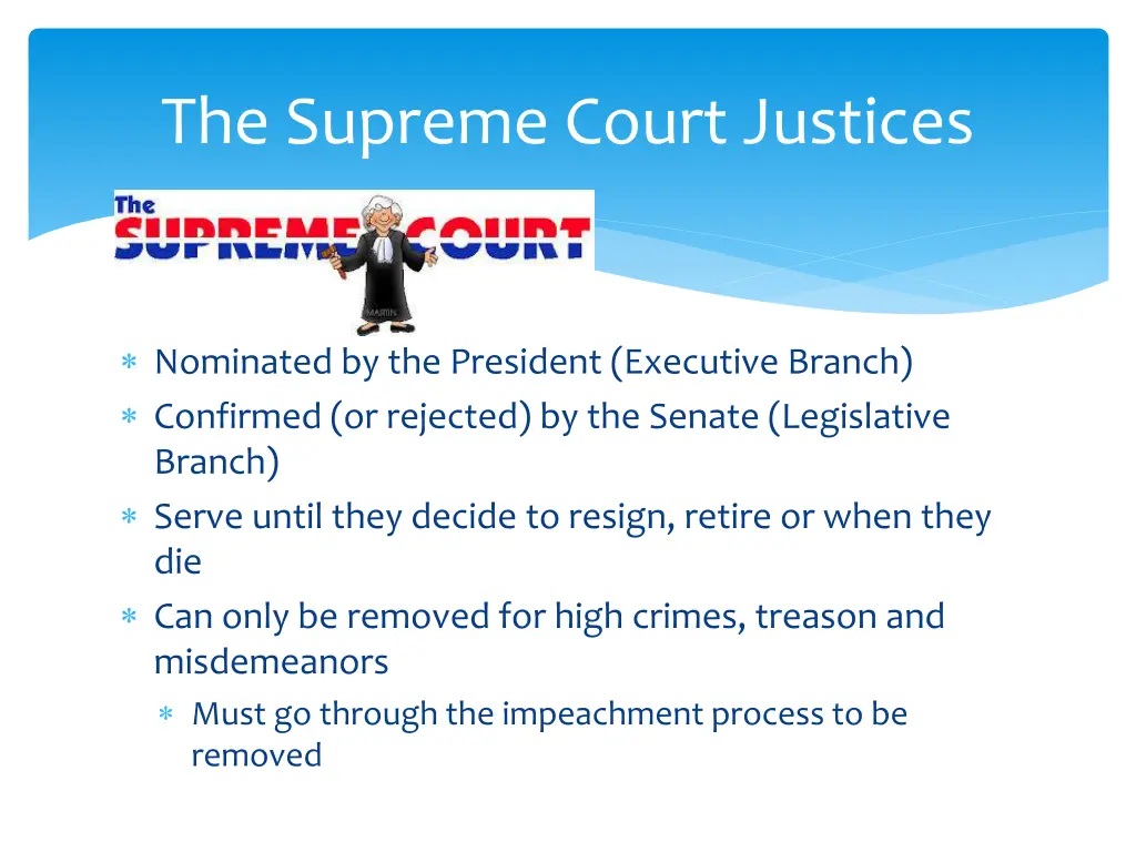 the supreme court justices