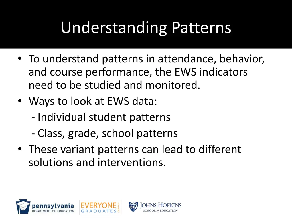 understanding patterns