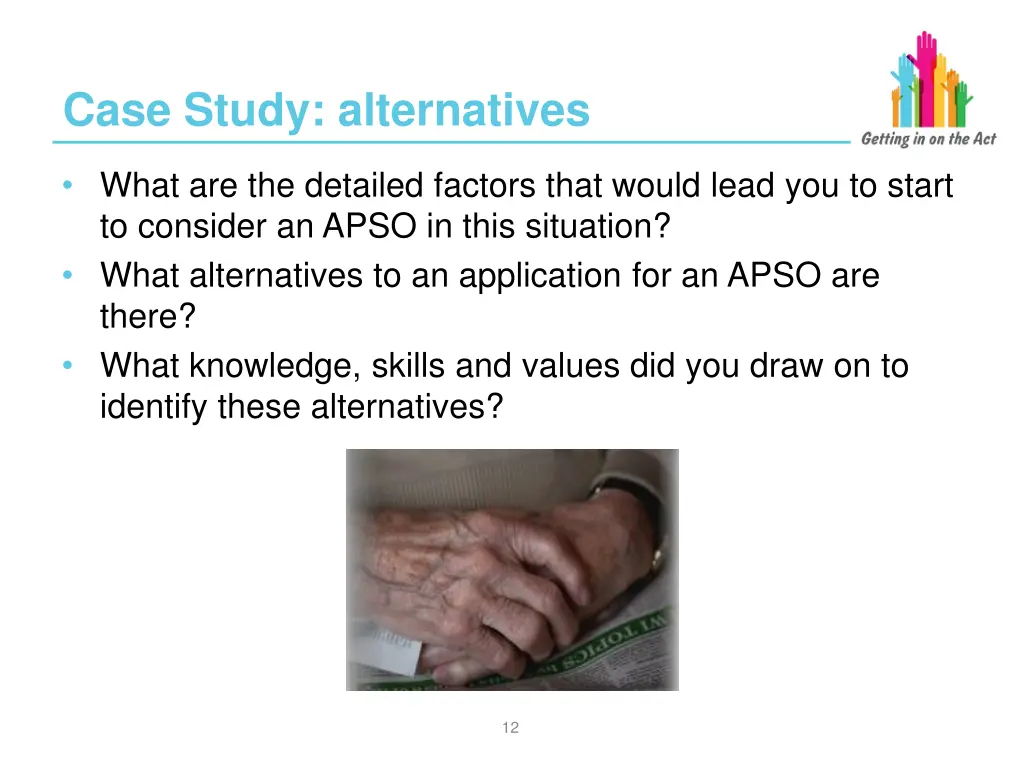 case study alternatives