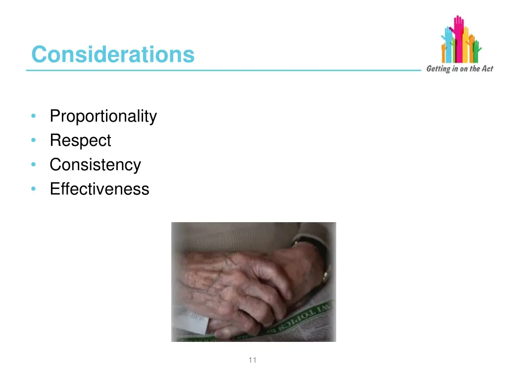 considerations