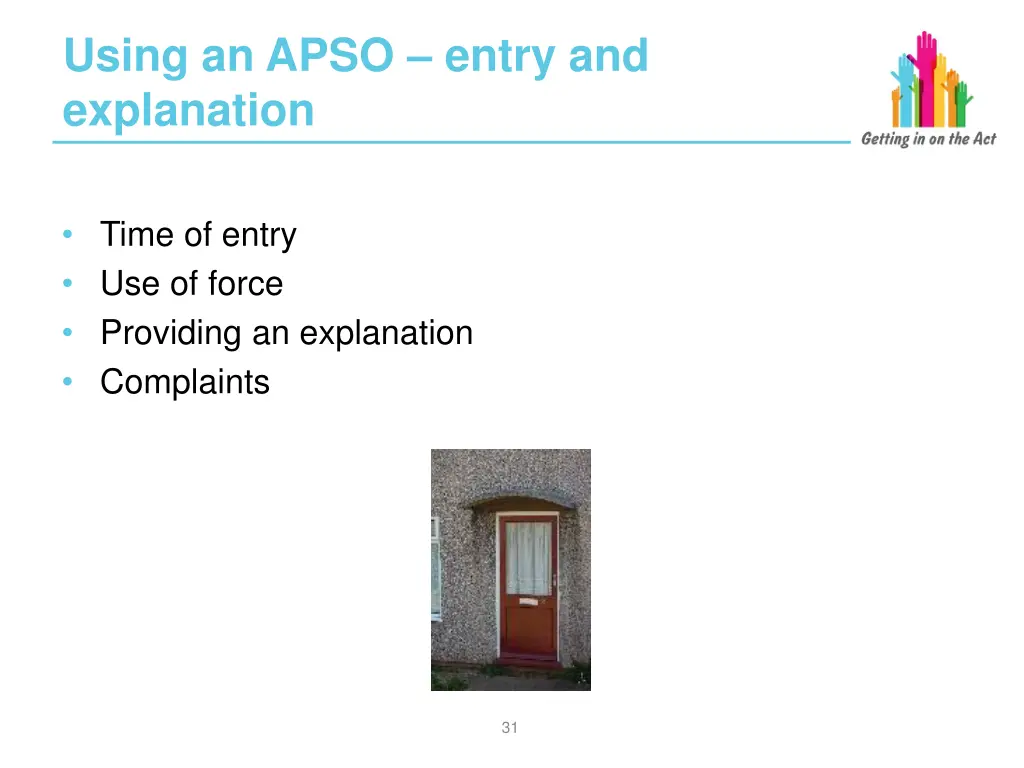 using an apso entry and explanation