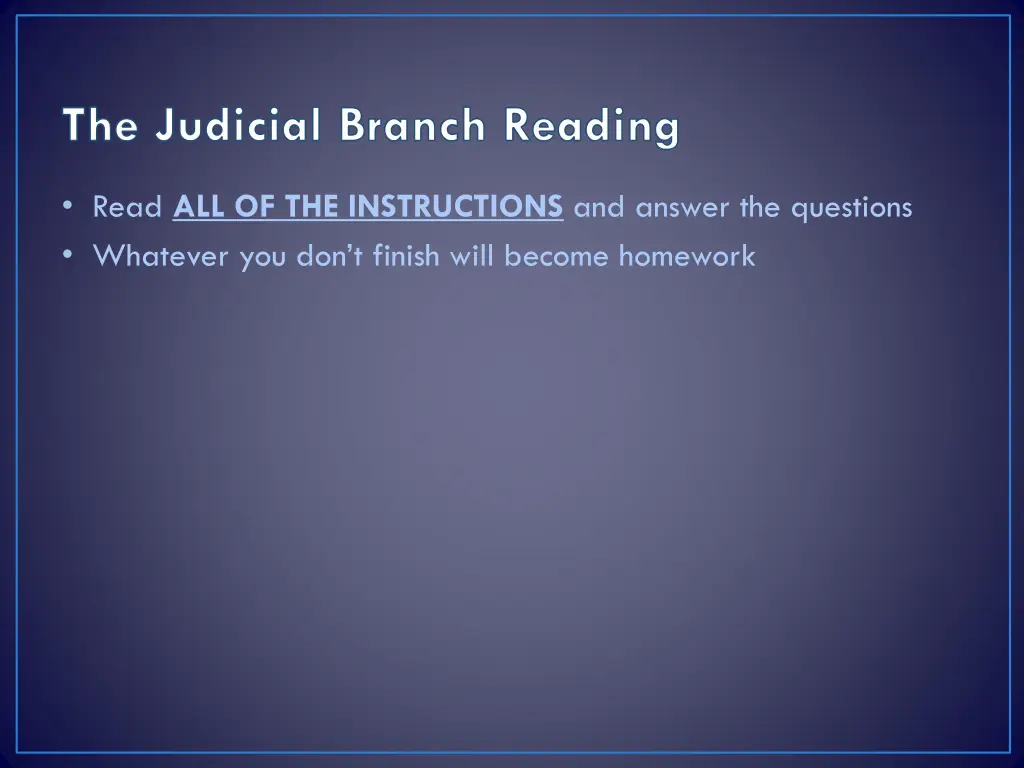 the judicial branch reading