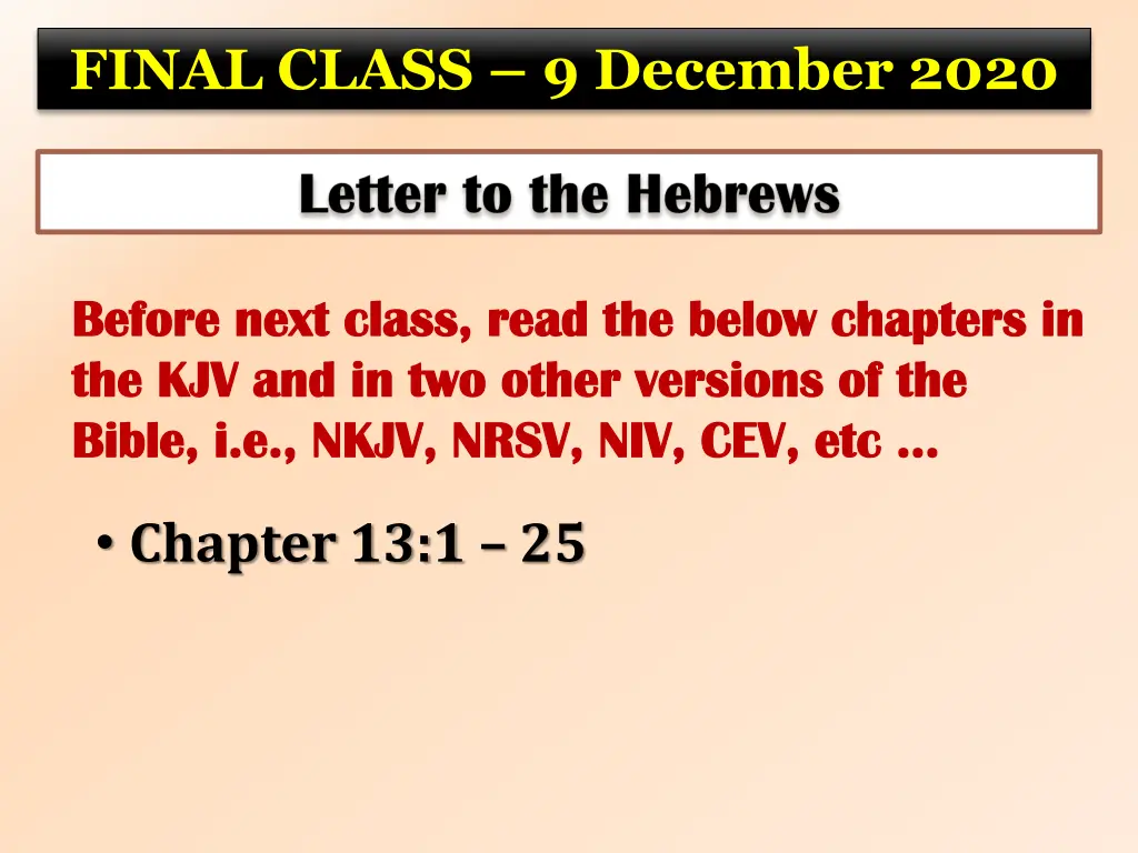 final class 9 december 2020