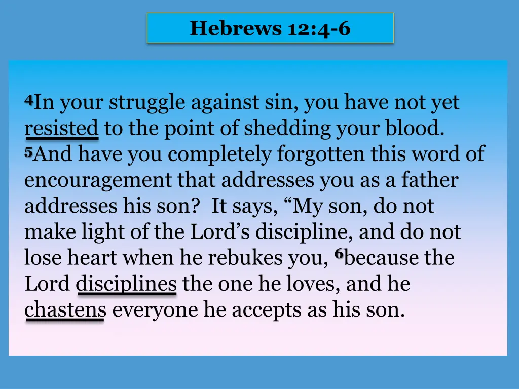 hebrews 12 4 6