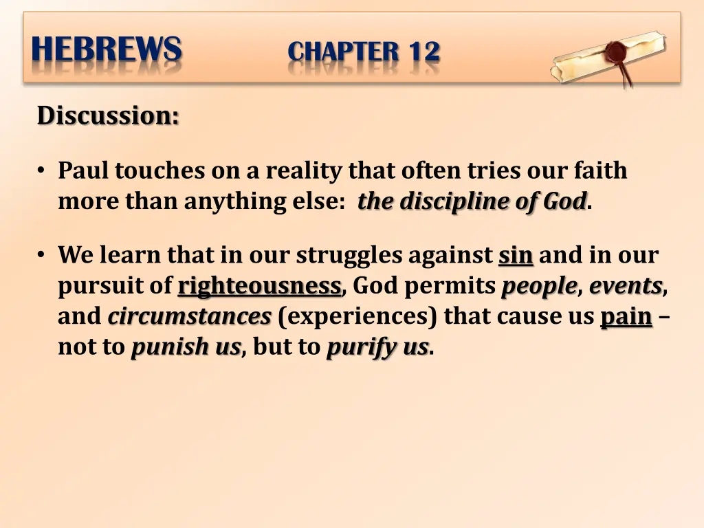 hebrews chapter 12 10