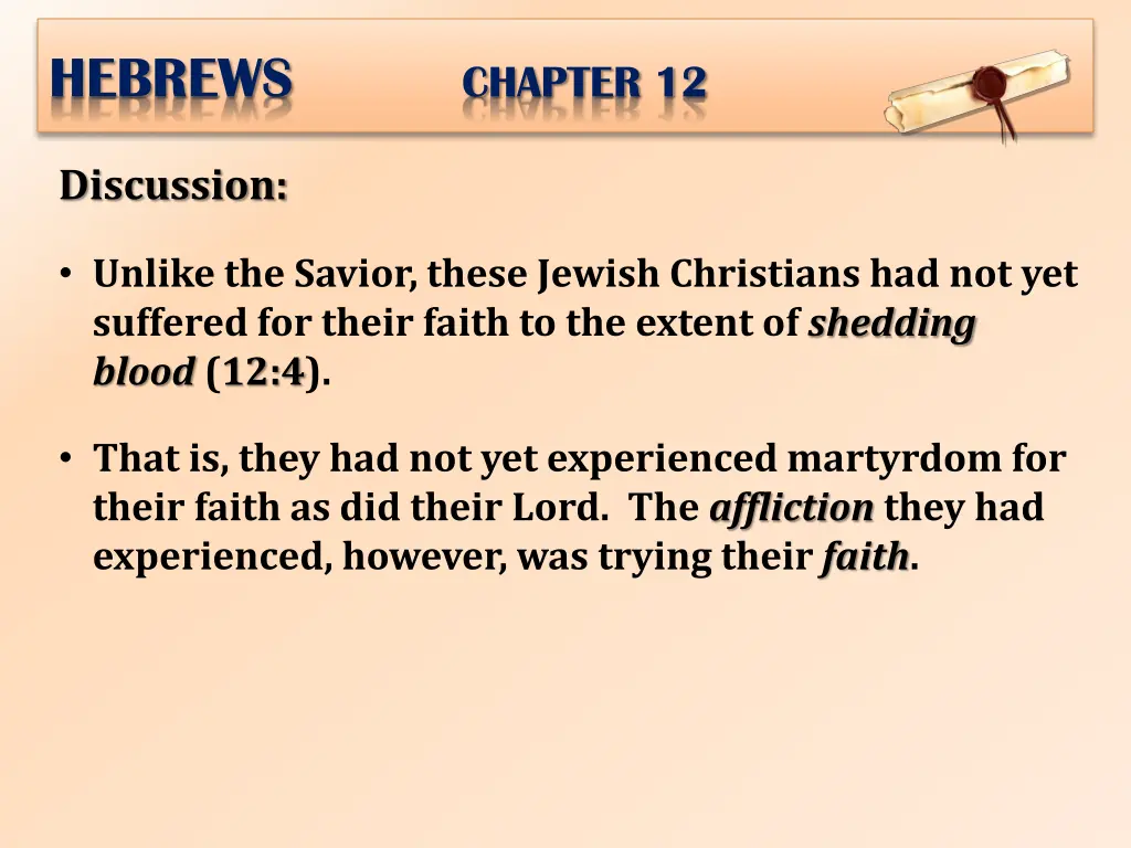 hebrews chapter 12 11