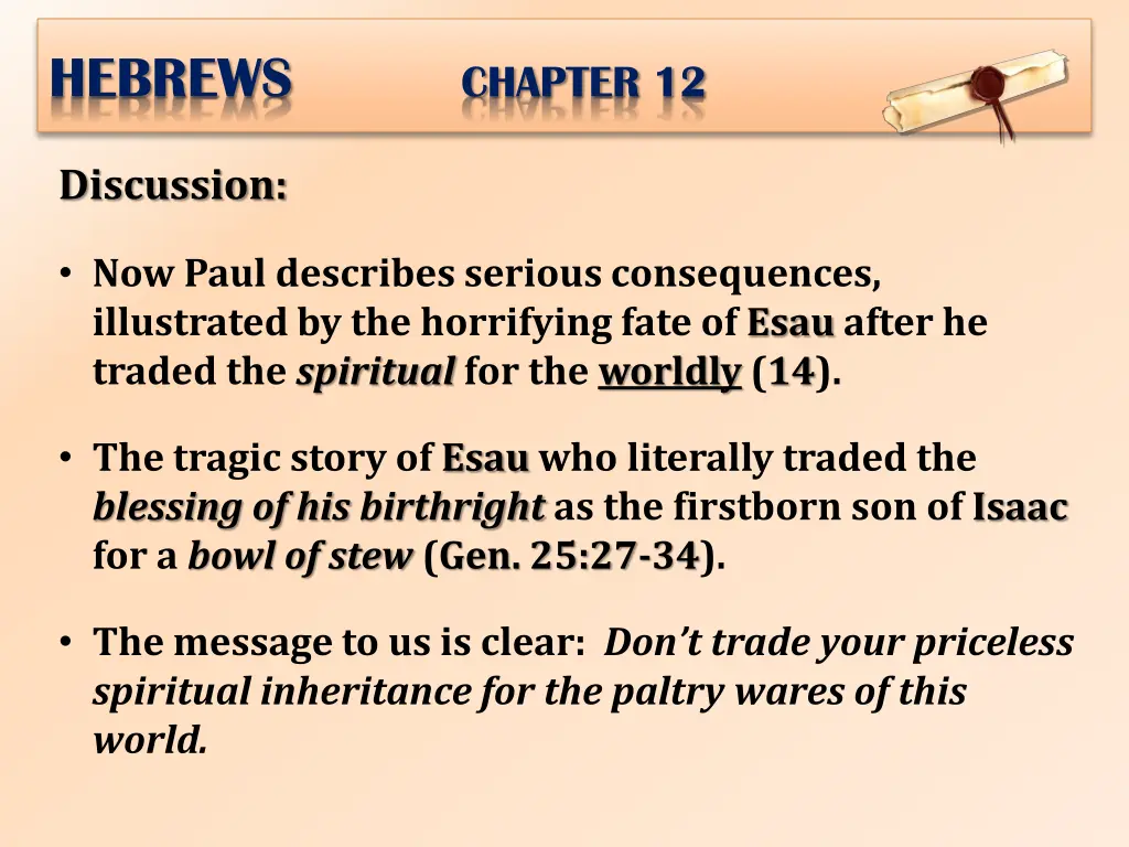 hebrews chapter 12 20