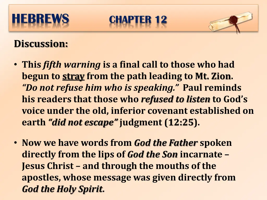 hebrews chapter 12 27