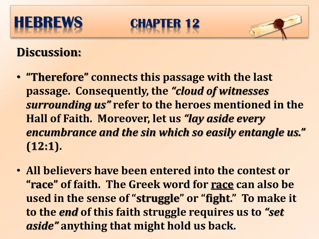 hebrews chapter 12 6