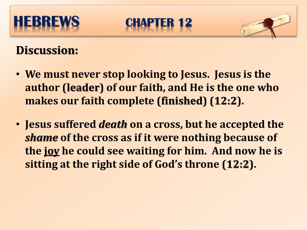 hebrews chapter 12 8