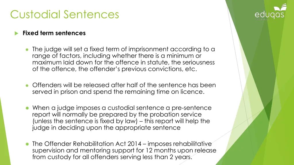 custodial sentences 3