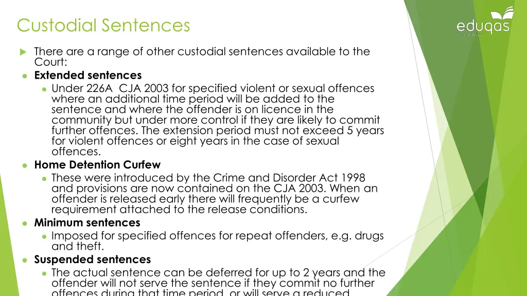 custodial sentences 4