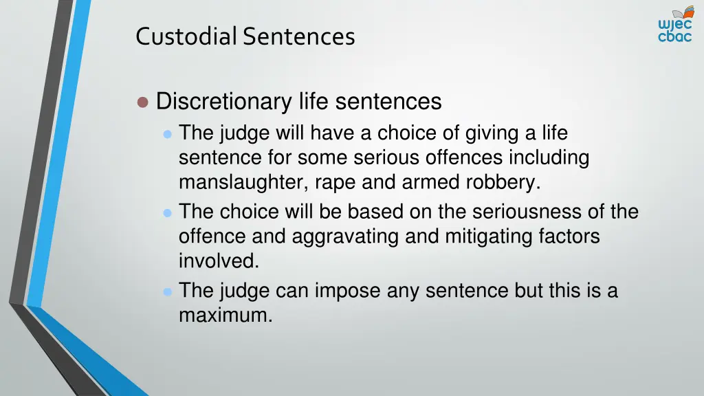 custodial sentences 2