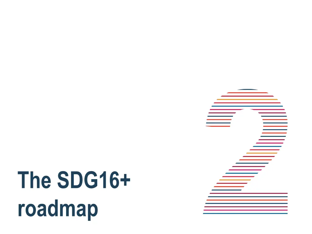 the sdg16 roadmap