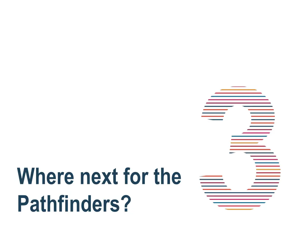 where next for the pathfinders