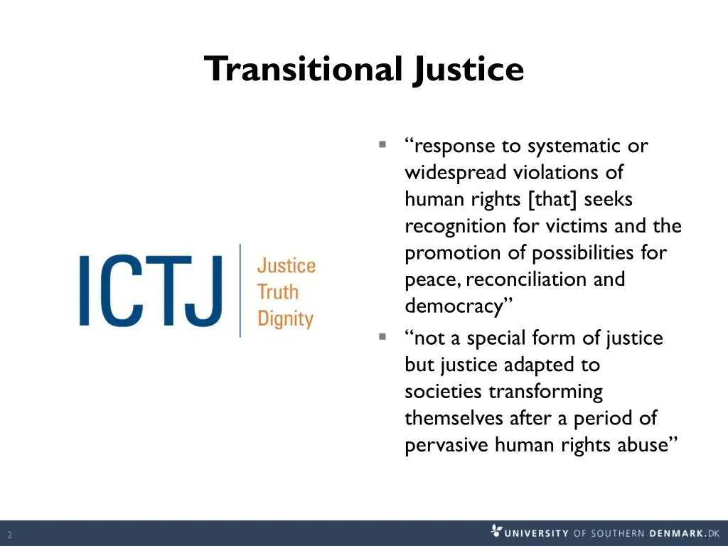 transitional justice