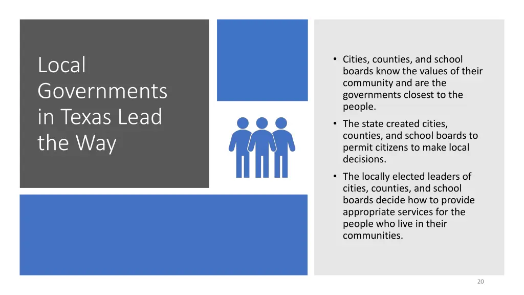 cities counties and school boards know the values