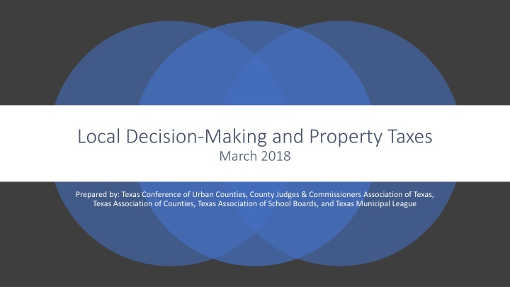 local decision making and property taxes march