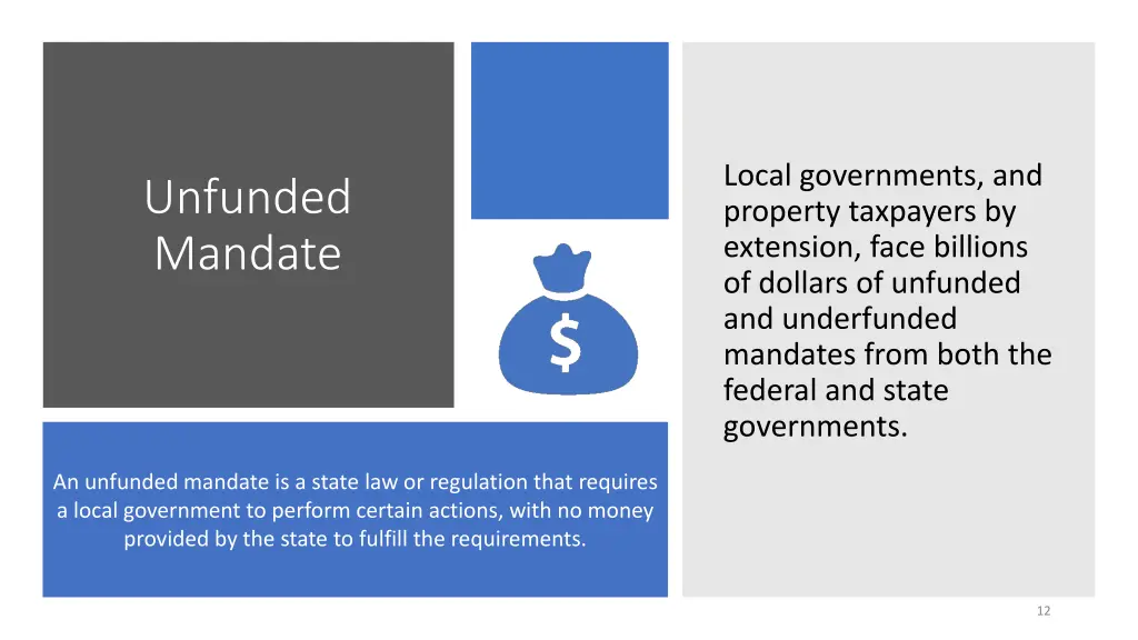 local governments and property taxpayers