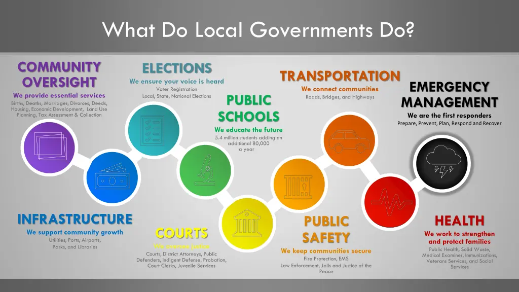 what do local governments do