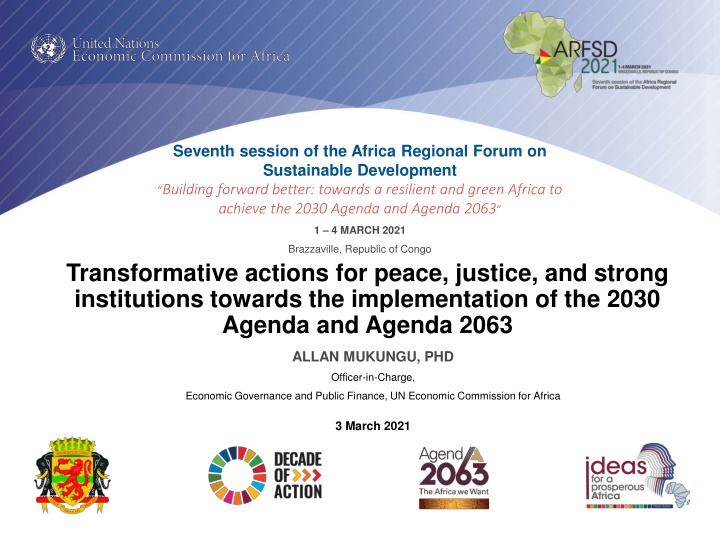 seventh session of the africa regional forum