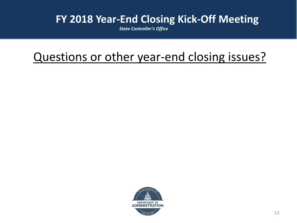 fy 2018 year end closing kick off meeting 12