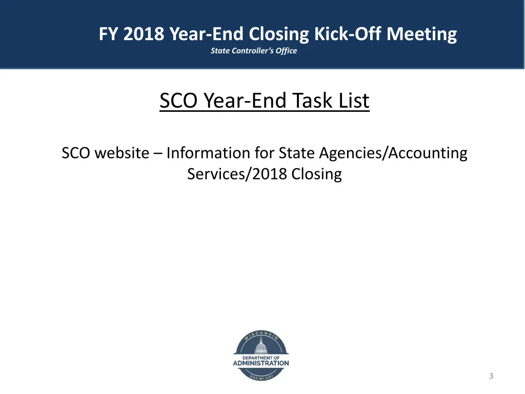 fy 2018 year end closing kick off meeting 2