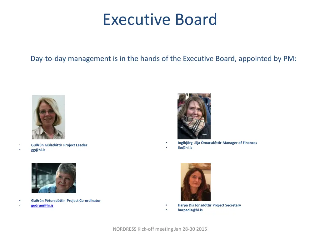 executive board