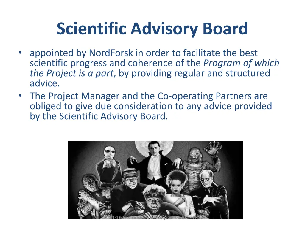 scientific advisory board