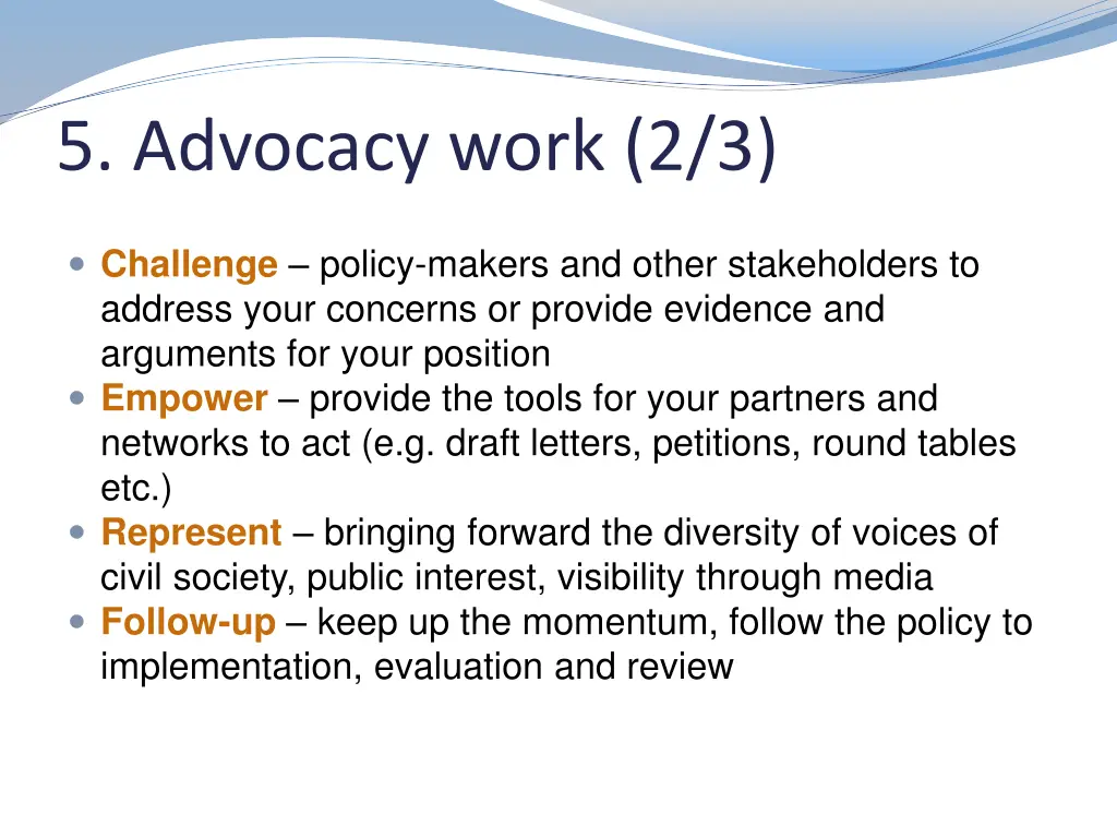 5 advocacy work 2 3